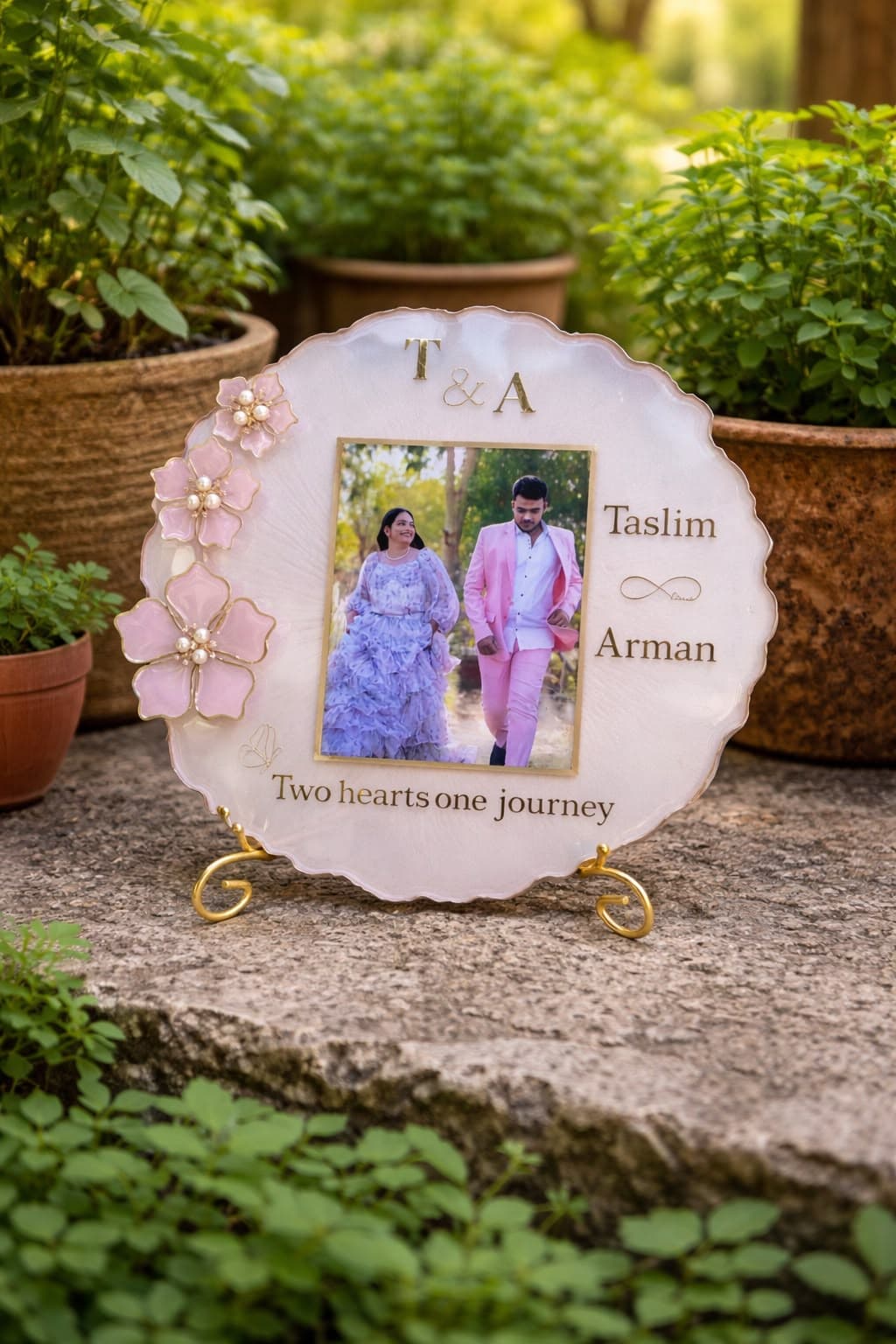 Personalised Resin Photo Frame — alternate view